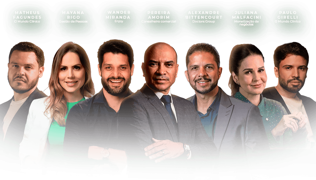 Palestrantes da Imersão Virada Clínica